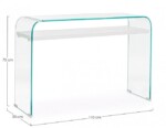 Bizzotto - CONSOLLE 2P LINE WOOD BIANCO 110X35 - immagine 2