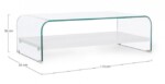 Bizzotto - TAVOLINO 2P LINE WOOD BIANCO 110X55 - immagine 2