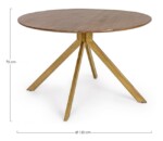 Bizzotto - TAVOLO SHERMAN D120 - immagine 2