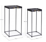 Bizzotto - SET2 TAVOLINO ZEINA QU J90 - immagine 2