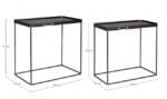 Bizzotto - SET2 TAVOLINO ZEINA RETT J88 - immagine 2