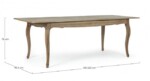 Bizzotto - TAVOLO ALL. DOMITILLE 180-225X90 - immagine 3