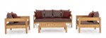 Homemotion - DIVANO 3P C-C KOBO WINE - FSC - immagine 5