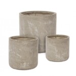 Bizzotto - SET3 P.VASO CEMENT CIL SABBIA - immagine 2