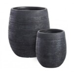 Bizzotto - SET2 P.VASO GRAFFITI BOMB NERO - immagine 2