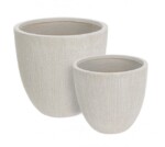 Bizzotto - SET2 P.VASO BRUSH BASSO BEIGE - immagine 2