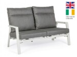 Bizzotto - DIVANO 2P RECLINABILE C-C KLEDI LUNAR-UK