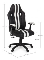Yes - POLTRONA UFFICIO C-BR SPIDER BIANCO - immagine 2