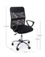 Yes - POLTRONA UFFICIO C-BR NAIROBI NERO - immagine 2