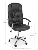Yes - POLTRONA UFF. C-BR DEHLI GRIGIO SCURO - immagine 2