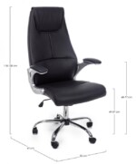 Yes - POLTRONA UFFICIO C-BR CAMBERRA NERO - immagine 2