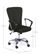 Yes - SEDIA UFFICIO C-BR BRISBANE NERO - immagine 2