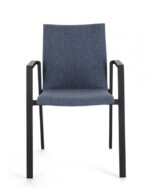 Bizzotto - SEDIA C-BR ODEON ANTR-DENIM JX55 - immagine 3