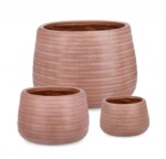 Bizzotto - SET3 P.VASO TRESSAGE TO TERRACOTTA - immagine 2