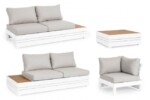 Bizzotto - SET SALOTTO ANGOLARE  OSTEN BIANCOSJ60 - immagine 2