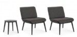 Homemotion - SET3 SALOTTO C-C ISABELA ANTRACITE WG21 - immagine 2