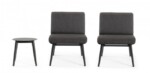 Homemotion - SET3 SALOTTO C-C ISABELA ANTRACITE WG21 - immagine 5