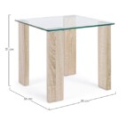 Yes - TAVOLINO NEW ARLEY NATURE 55X55 - immagine 2
