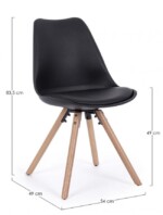 Yes - SEDIA NEW TREND NERO - immagine 2