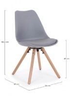Yes - SEDIA NEW TREND GRIGIO - immagine 2