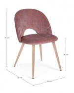 Yes - SEDIA LINZEY ROSA - immagine 2