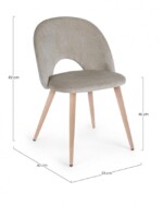 Yes - SEDIA LINZEY TORTORA - immagine 2