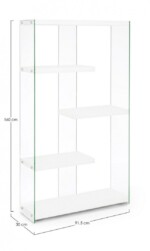 Yes - LIBRERIA SURY BIANCO 91.5X30 H160 - immagine 2