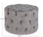 Yes - POUF LORELLA GRIGIO - immagine 2