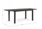 Yes - TAVOLO ALL.HILDE 140-210X77 ANTRAC.LH32 - immagine 3