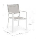Yes - SEDIA C-BR HILDE BIANCO CLOUD LD30 - immagine 2