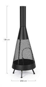 Yes - BRACIERE EFESTO TO NERO D50X138H - immagine 2