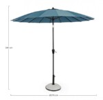 Yes - OMBRELLONE ATLANTA 2.7M ANTR-PAVONE - immagine 2