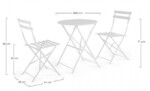 Yes - SET3 BISTROT WISSANT BIANCO - immagine 2