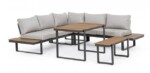 Bizzotto - SET ANGOLARE C-C SVEN ANTRACITE SJ61