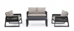 Bizzotto - SET4 SALOTTO C-C CAPTIVA ANTRACITE LH32 - immagine 4