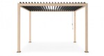 Bizzotto - PERGOLA OCEAN 3.6X3.6 NATURAL-ANTRACITE
