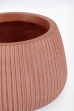 Bizzotto - SET3 P.VASO RIBBED BOMB TERRACOTTA ALTO - immagine 3