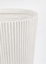 Bizzotto - SET4 P.VASO RIBBED SVAS BIANCO - immagine 3