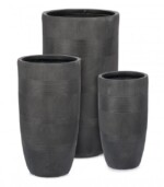 Bizzotto - SET3 P.VASO RIGO TO ANTRACITE ALTO - immagine 2