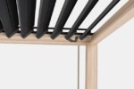 Bizzotto - PERGOLA OCEAN 3.6X3.6 NATURAL-ANTRACITE - immagine 4