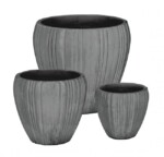 Bizzotto - SET3 P.VASO HALONG TO GRIGIO - immagine 2
