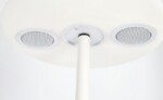 Bizzotto - PIANTANA SOLAR LED SPEAKER PE BIANC H150 - immagine 3