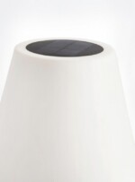 Bizzotto - PIANTANA SOLAR LED SPEAKER PE BIANC H150 - immagine 4