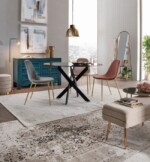 Bizzotto - BASE TAVOLO GEORGE NERO D120 - immagine 4