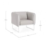 Homemotion - POLTRONA C-C PIXEL SAND - immagine 2