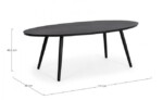 Homemotion - TAVOLINO SPACE 119X58 INK QS23 - immagine 2
