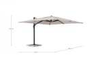 Bizzotto - OMBRELLONE BRACCIO ARIES 4X4 ANTR-NAT T - immagine 2