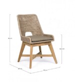 Homemotion - SEDIA C-C HESPERIA TORTORA - immagine 2