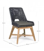 Homemotion - SEDIA C-C HESPERIA SLATE - immagine 2