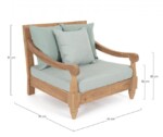 Homemotion - POLTRONA C-C BALI AQUA - FSC - immagine 2